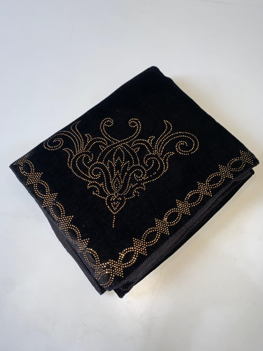 MAKHMAL BY TATA FABRICS | LASER-CUT-STONE WORK SHAWL #004