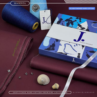 JUNAID JAMSHED| SILVER FINISH HARD COTTON 100% ORIGINAL