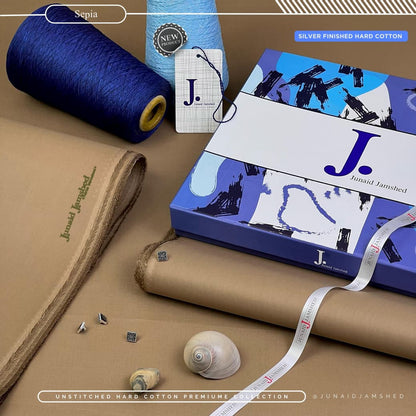 JUNAID JAMSHED| SILVER FINISH HARD COTTON 100% ORIGINAL