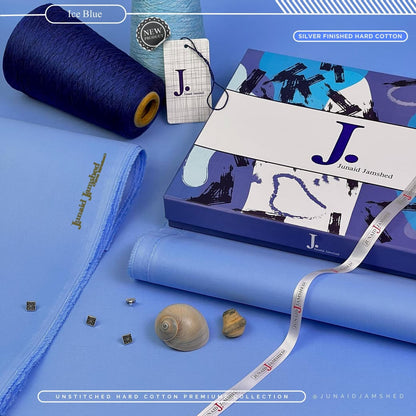 JUNAID JAMSHED| SILVER FINISH HARD COTTON 100% ORIGINAL
