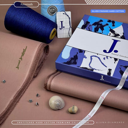 JUNAID JAMSHED| SILVER FINISH HARD COTTON 100% ORIGINAL