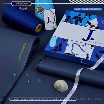 JUNAID JAMSHED| SILVER FINISH HARD COTTON 100% ORIGINAL