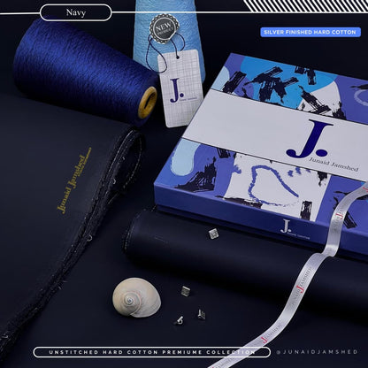 JUNAID JAMSHED| SILVER FINISH HARD COTTON 100% ORIGINAL