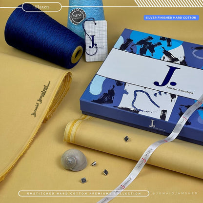 JUNAID JAMSHED| SILVER FINISH HARD COTTON 100% ORIGINAL