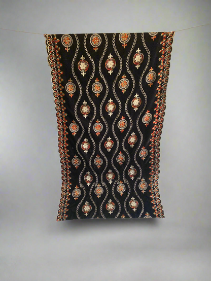 MAKHMAL BY TATA FABRICS | SINDHI DHAGA HAND-EMBROIDED SHAWL #002