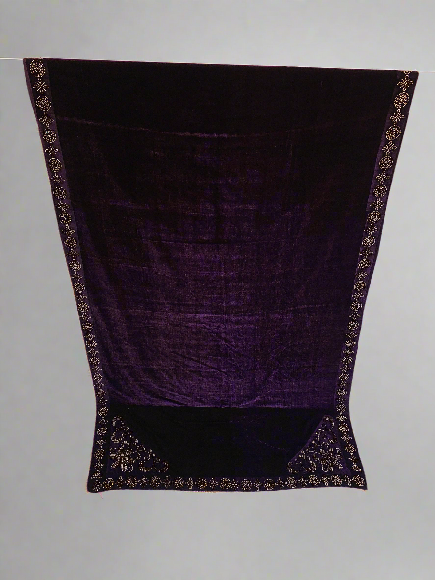 MAKHMAL BY TATA FABRICS | LASER-4CUT-STONE WORK SHAWL #002