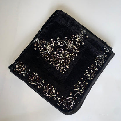 MAKHMAL BY TATA FABRICS | GERMAN DIAMOND-STONEWORK SHAWL #001