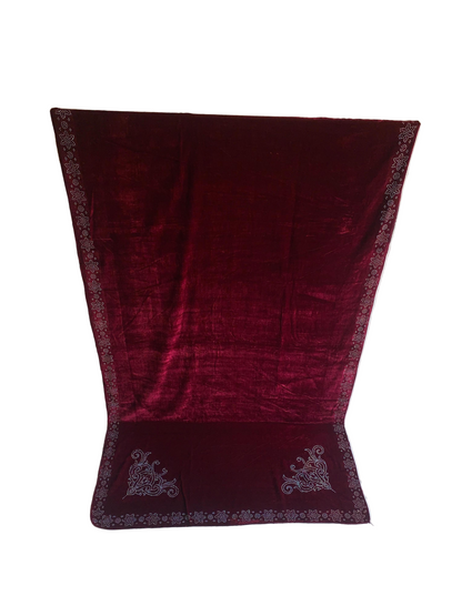 MAKHMAL BY TATA FABRICS | GERMAN DIAMOND-STONEWORK SHAWL #002