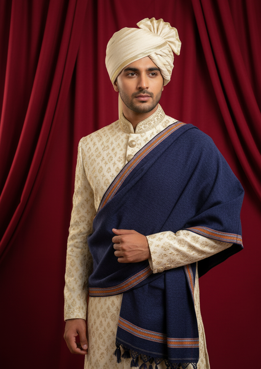 HUKM-E-NAWAB | VELVET BLUE