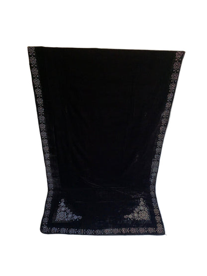 MAKHMAL BY TATA FABRICS | GERMAN DIAMOND-STONEWORK SHAWL #001