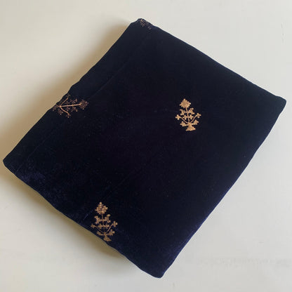 MAKHMAL BY TATA FABRICS | 4- SIDE EMBROIDED | EMBROIDED SHAWL #037