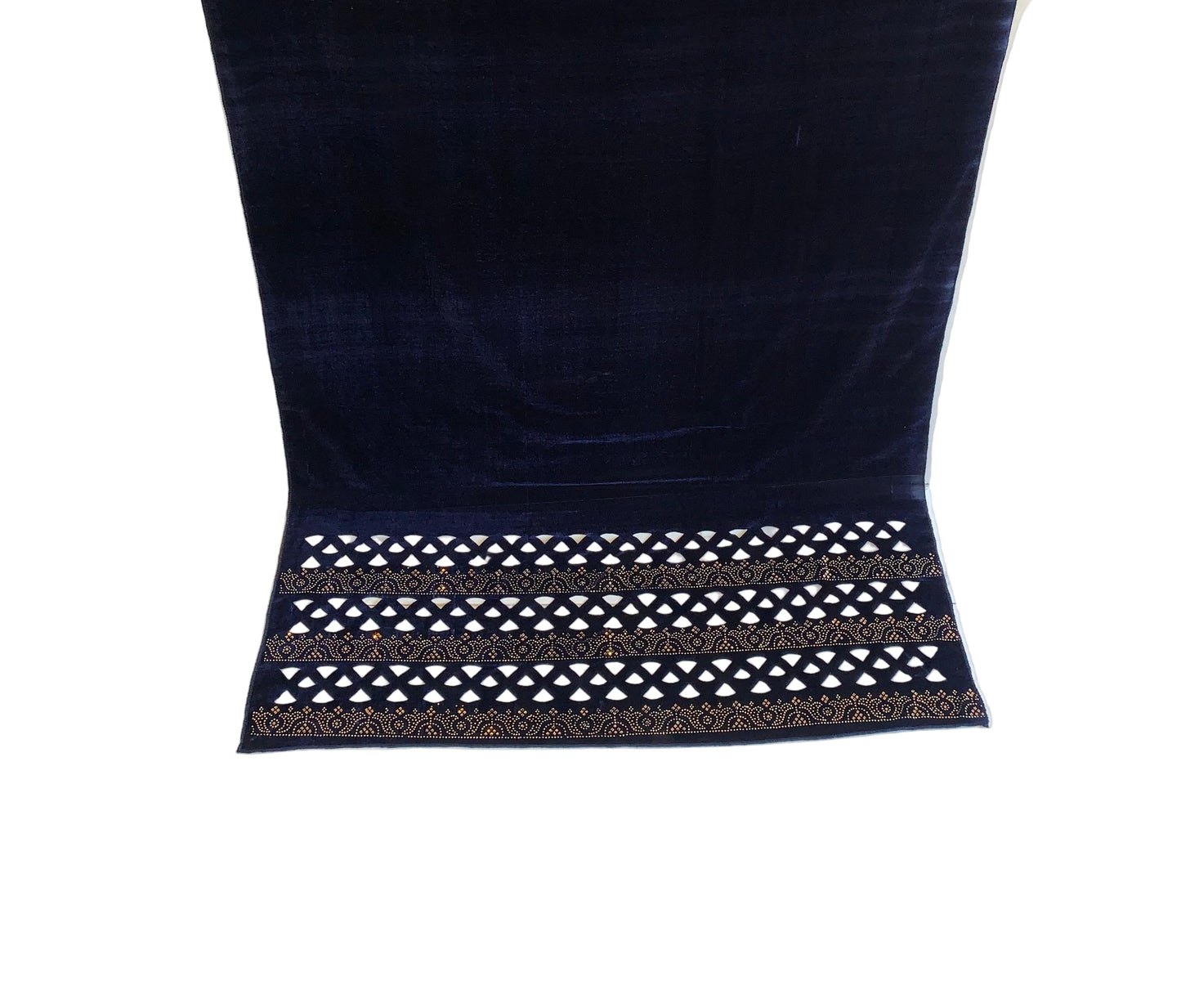 MAKHMAL BY TATA FABRICS | LASER CUTWORK & STONEWORK SHAWL #002