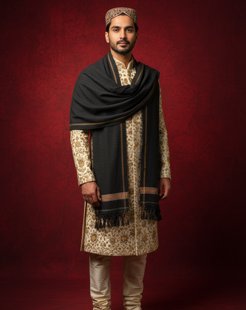 HUKM-E-NAWAB | VELVET BLACK