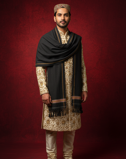 HUKM-E-NAWAB | VELVET BLACK