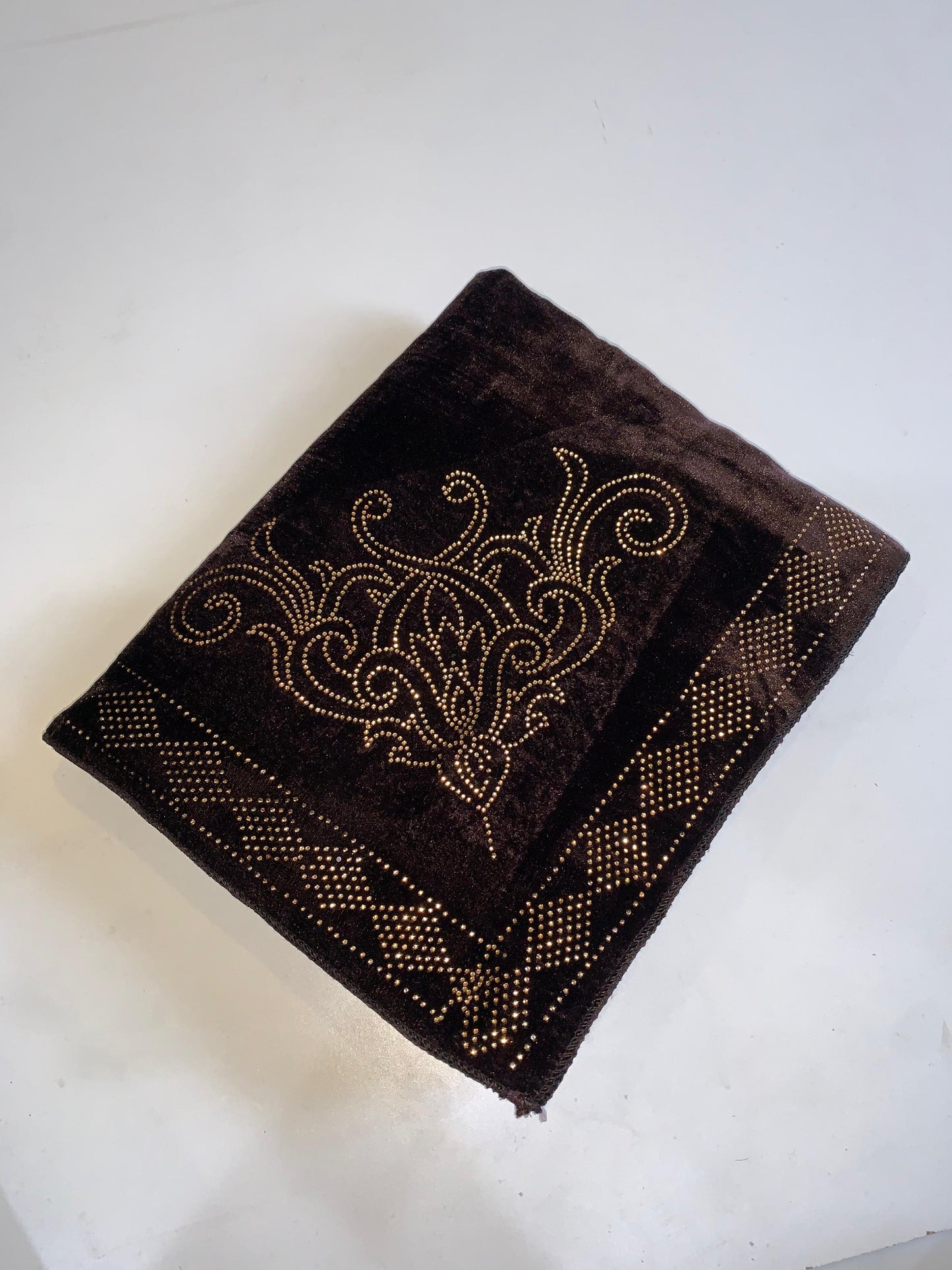 MAKHMAL BY TATA FABRICS | LASER-CUT-STONE WORK SHAWL #008